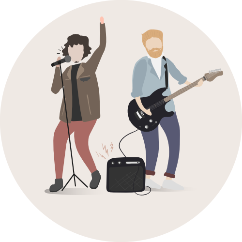 Band spielen